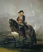 Francisco de Goya Carlos IV a caballo oil painting artist